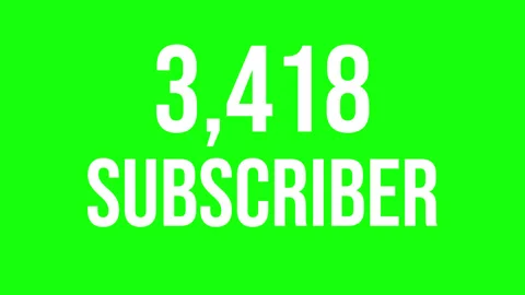 Number Subscriber 7 Stock Footage 342671437