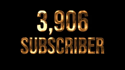 Number Subscriber 9 Stock Footage 342284909
