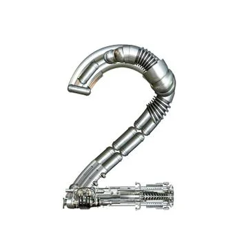 Number technically, 2 Stock Illustration