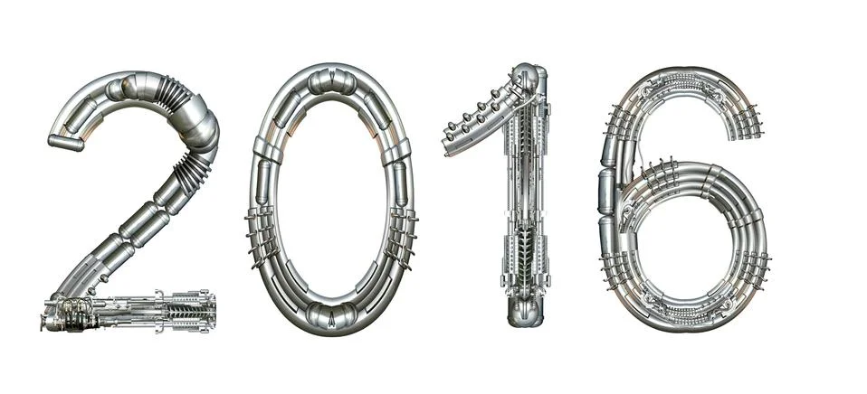 Number technically, 2016 Stock Illustration