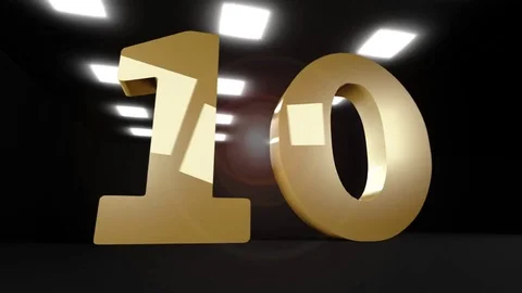 Number Ten Stock-Footage 73744950