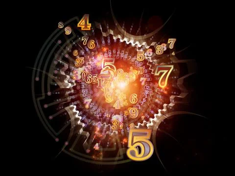 Number Texture イラスト素材