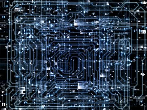 Number Texture Ilustração Stock