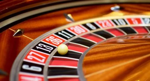 Number thirteen roulette Stock Photos