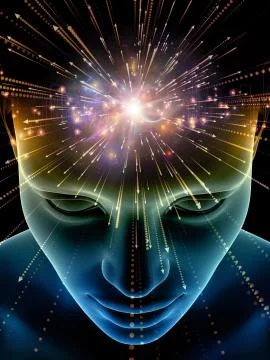 Number Thoughts 스톡 일러스트