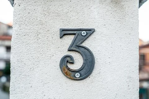 The number three (3) Stock Photos