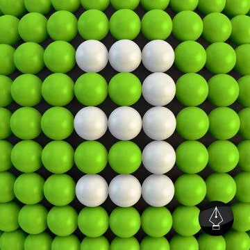 Number three. Abstract mathematics background. Number three. Abstract math... Stock Photos