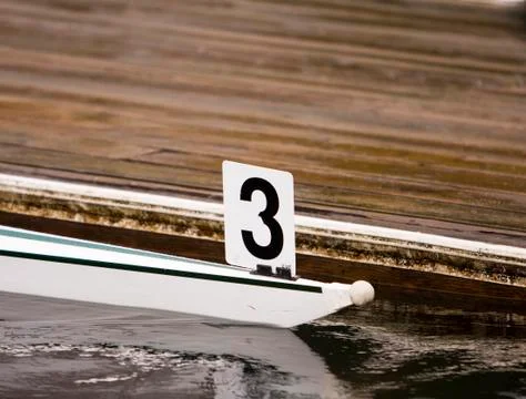 Number three boat Stock Photos