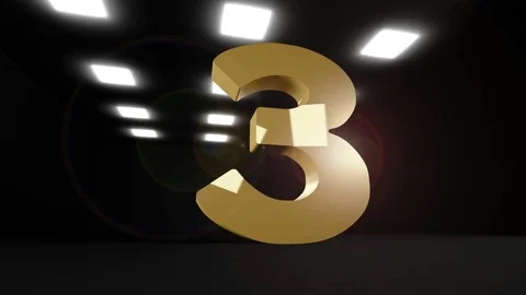 Number Three Stock-Footage 73744933