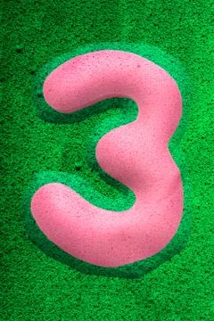 The Number Tree in Pink Stock Illustration