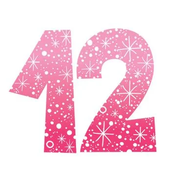 Number twelve Stock Illustration