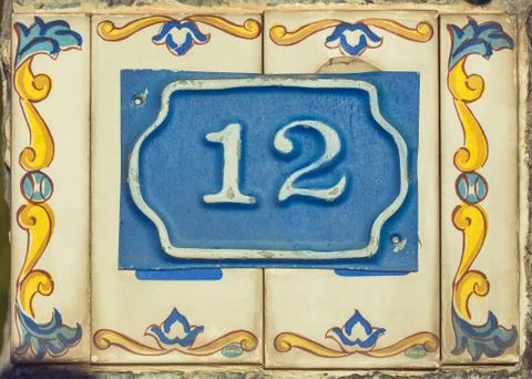 Number twelve Stock Photos