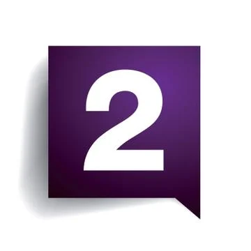 Number two Stock Illustration