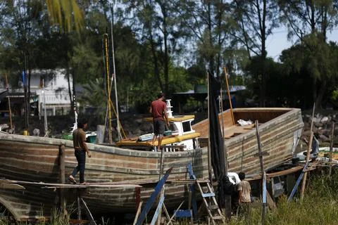 Number of unemployed people in Indonesia decrease by 0.38 percent in 2023, Banda Stock Photos