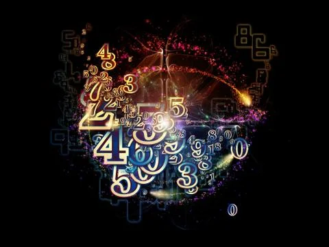 Number Unfolding イラスト素材