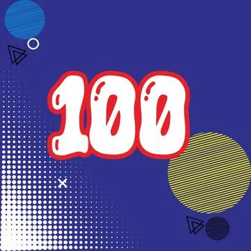 Number vector font design. Stock Illustration