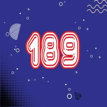 Number vector font design. 스톡 일러스트