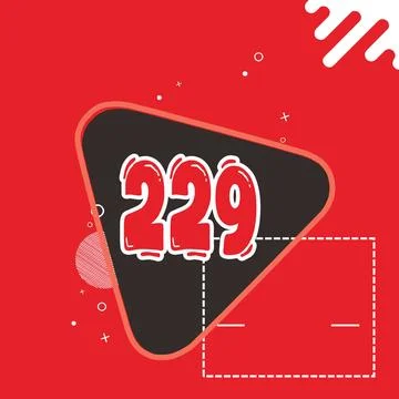 Number vector font design. Illustrazione stock