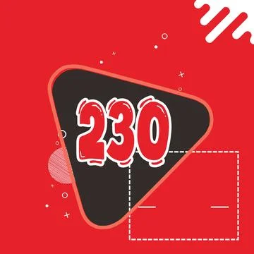 Number vector font design. Stock Illustration