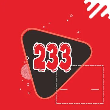 Number vector font design. 스톡 일러스트