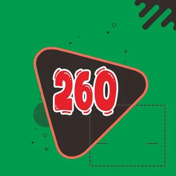 Number vector font design. Stock Illustration