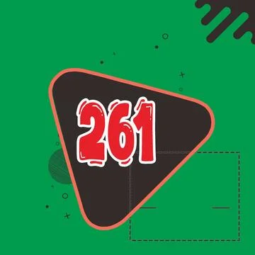 Number vector font design. Illustrazione stock