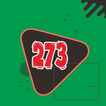 Number vector font design. Stock Illustration
