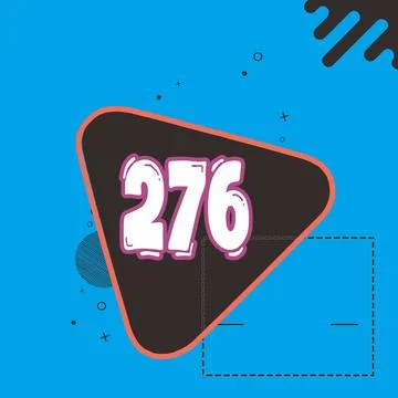 Number vector font design. Stock Illustration