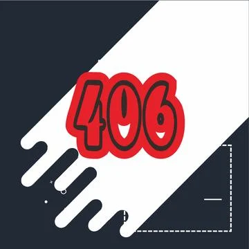 Number vector font design. Stock Illustration