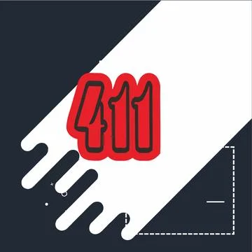 Number vector font design. Stock Illustration