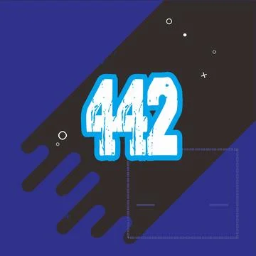 Number vector font design. Stock Illustration