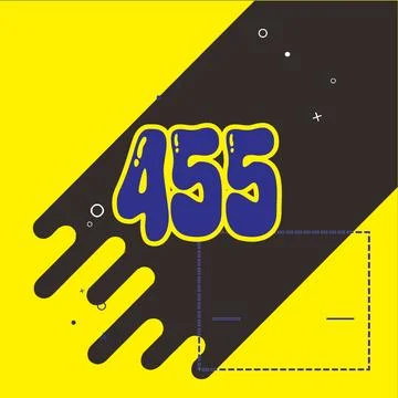 Number vector font design. Stock Illustration