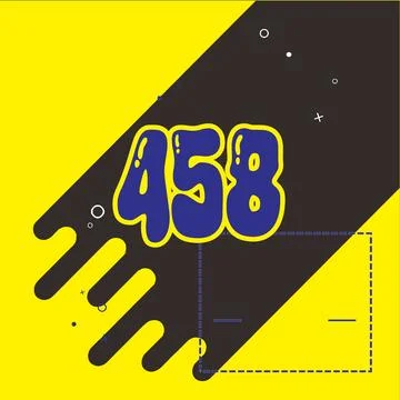 Number vector font design. Stock Illustration