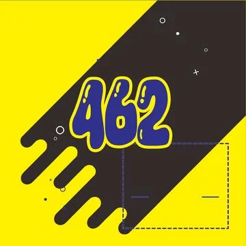 Number vector font design. Stock-Illustration