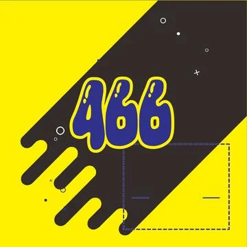 Number vector font design. Stock Illustration
