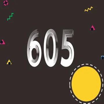 Number vector font design. Stock Illustration