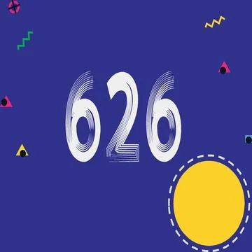 Number vector font design. Stock Illustration