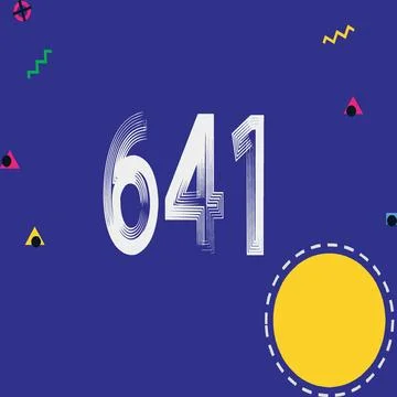 Number vector font design. Stock Illustration