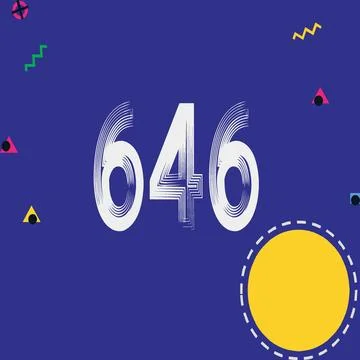 Number vector font design. Stock Illustration