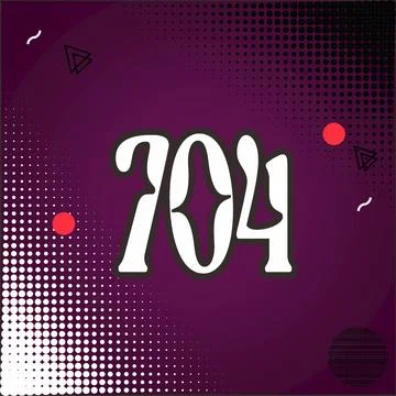 Number vector font design. Stock Illustration