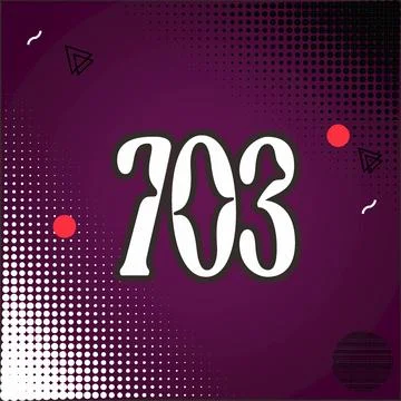 Number vector font design. Stock Illustration