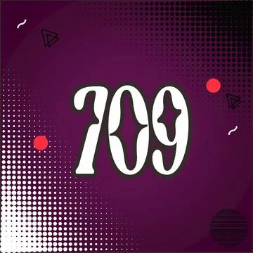 Number vector font design. Stock Illustration