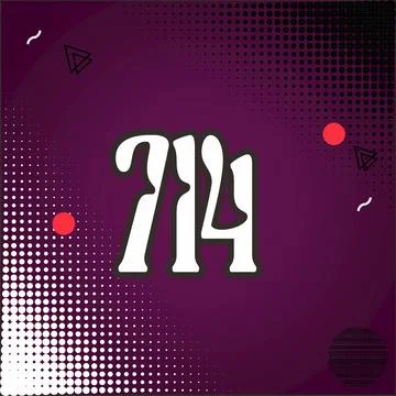 Number vector font design. Stock Illustration