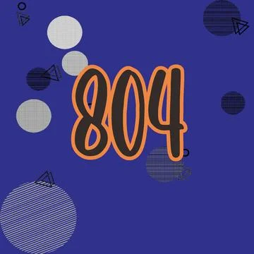 Number vector font design. Stock Illustration