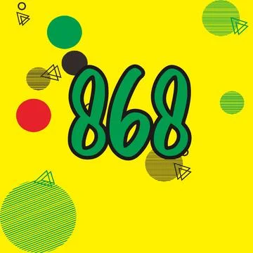 Number vector font design. Illustrazione stock