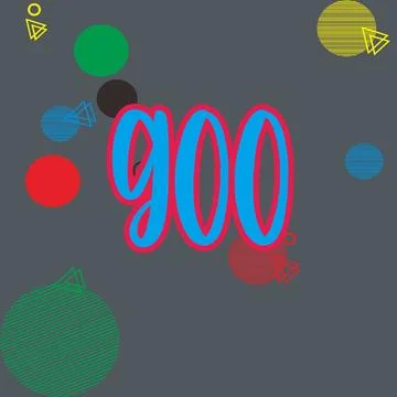 Number vector font design. Stock Illustration