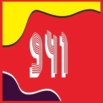 Number vector font design. Stock Illustration