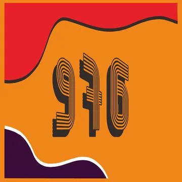 Number vector font design. Stock Illustration