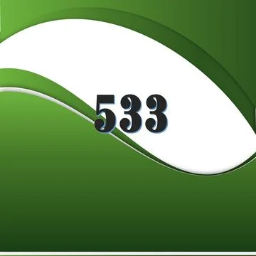 Number vector font design. Stock Illustration