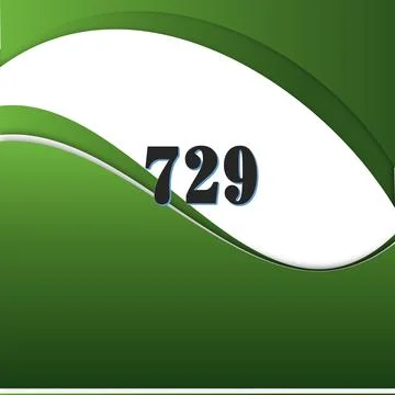 Number vector font design. Stock Illustration